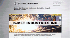 Desktop Screenshot of k-metindustries.com