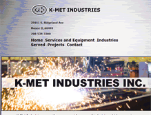 Tablet Screenshot of k-metindustries.com